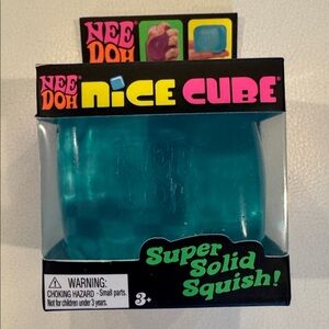 NeeDoh Nice Cube Blue Squishy Fidget Toy TikTok Viral NEW SHIPS TODAY!